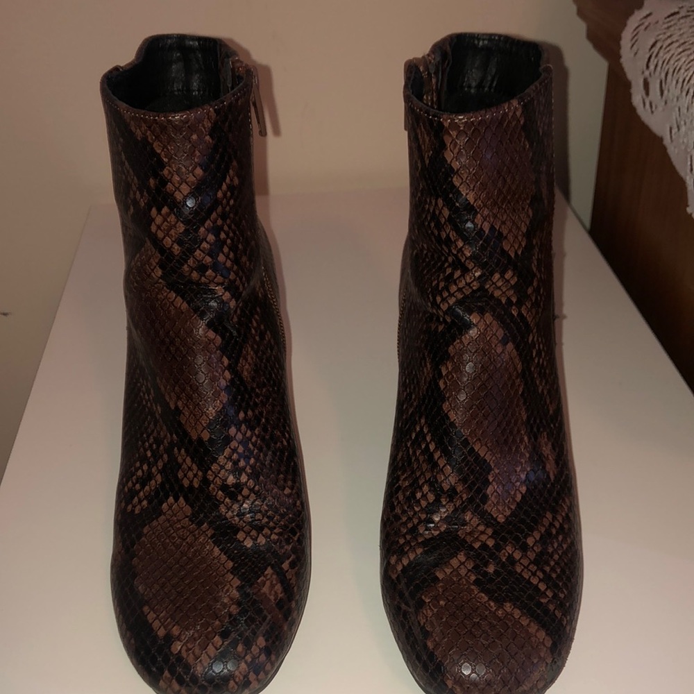 Snake Skin booties